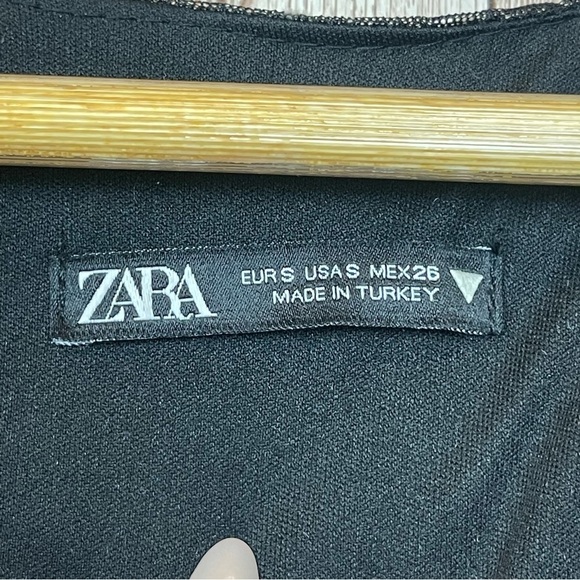 Zara Polka Dot Tulle Puff Sleeve Dress Size‎ Small Women - Picture 12 of 12